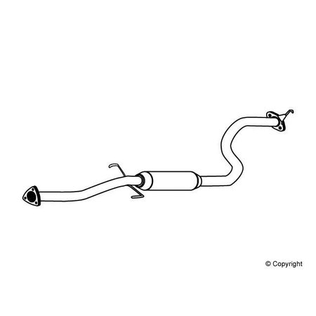 OP PARTS Exhaust Pipe, 25121023 25121023